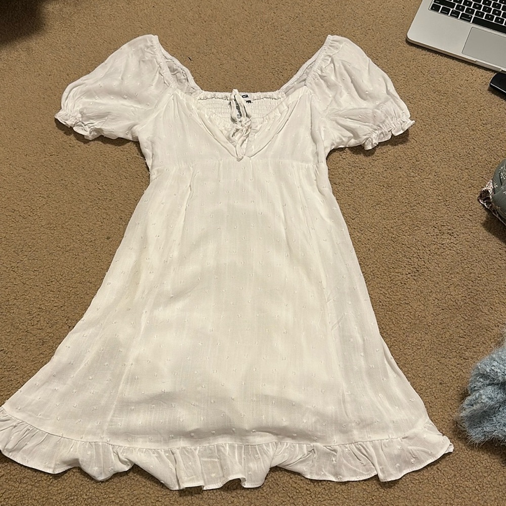 white dress